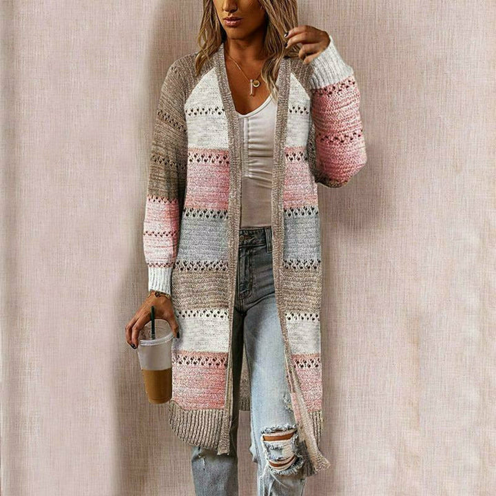 Eloise | Casual Striped Long Sleeve Cardigan