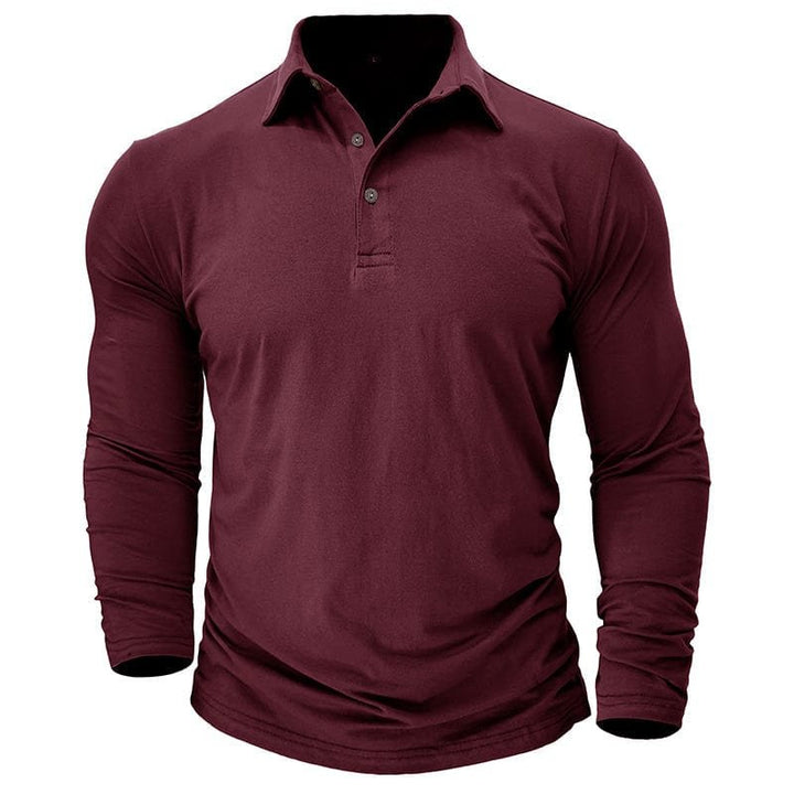 Damian | Premium Long-Sleeve Polo Shirts