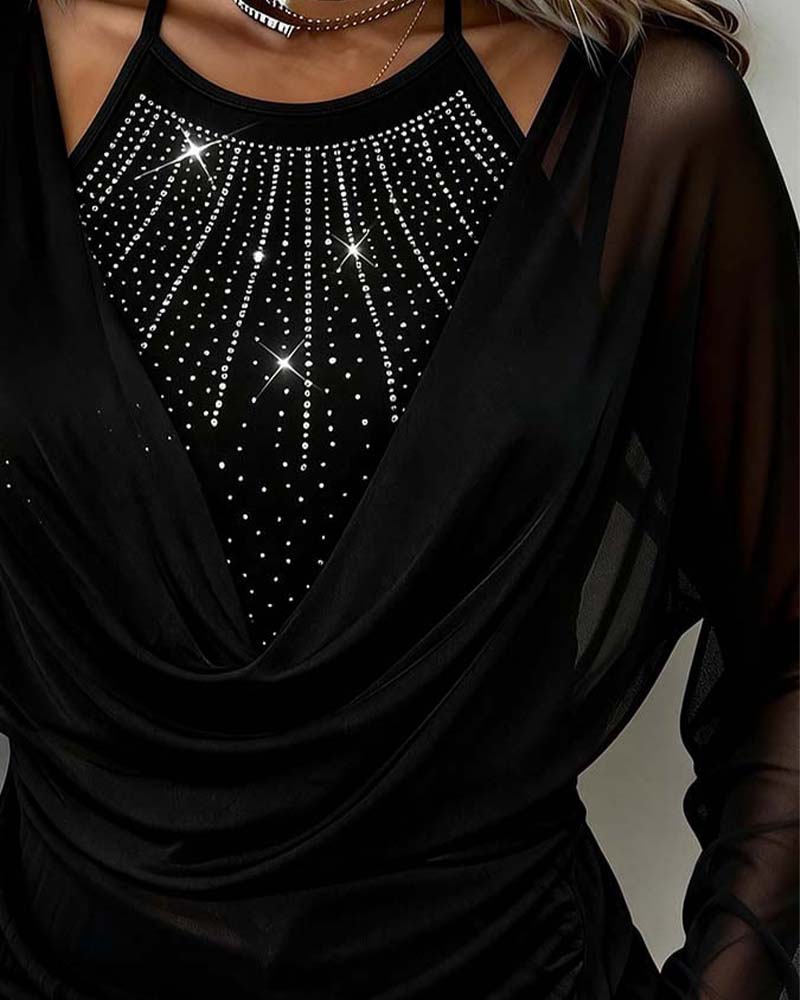 High Neck Flash Top