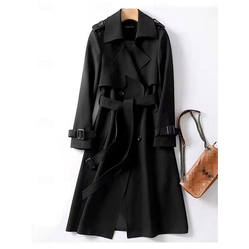 Clara | Belted Long Trench Coat