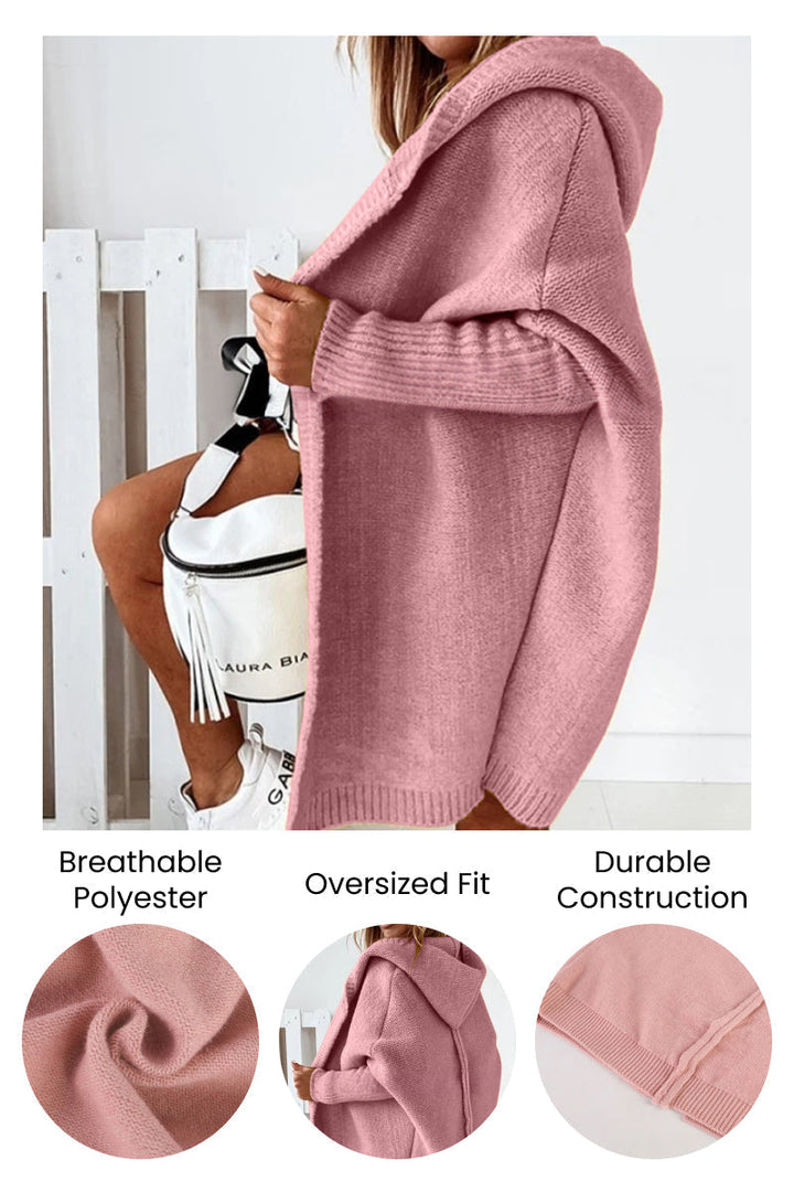Emery | Women's Oversized Hooded Knit Cardigan