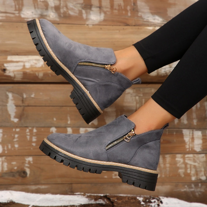 Alice | Modern And Versatile Platform Ankle Boots