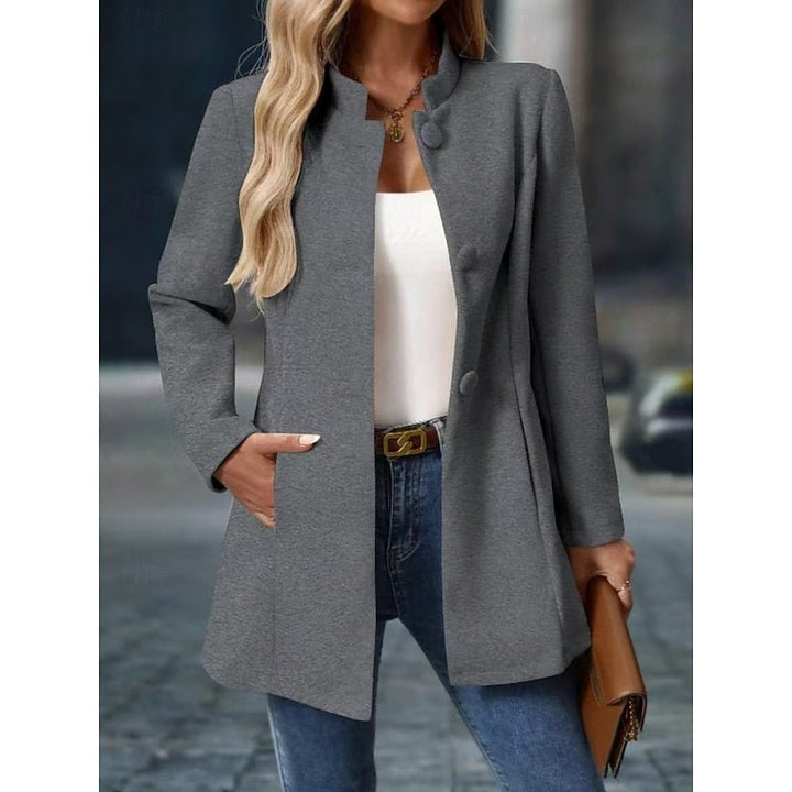 Melody | Elegant Stand-Collar Trenchcoat