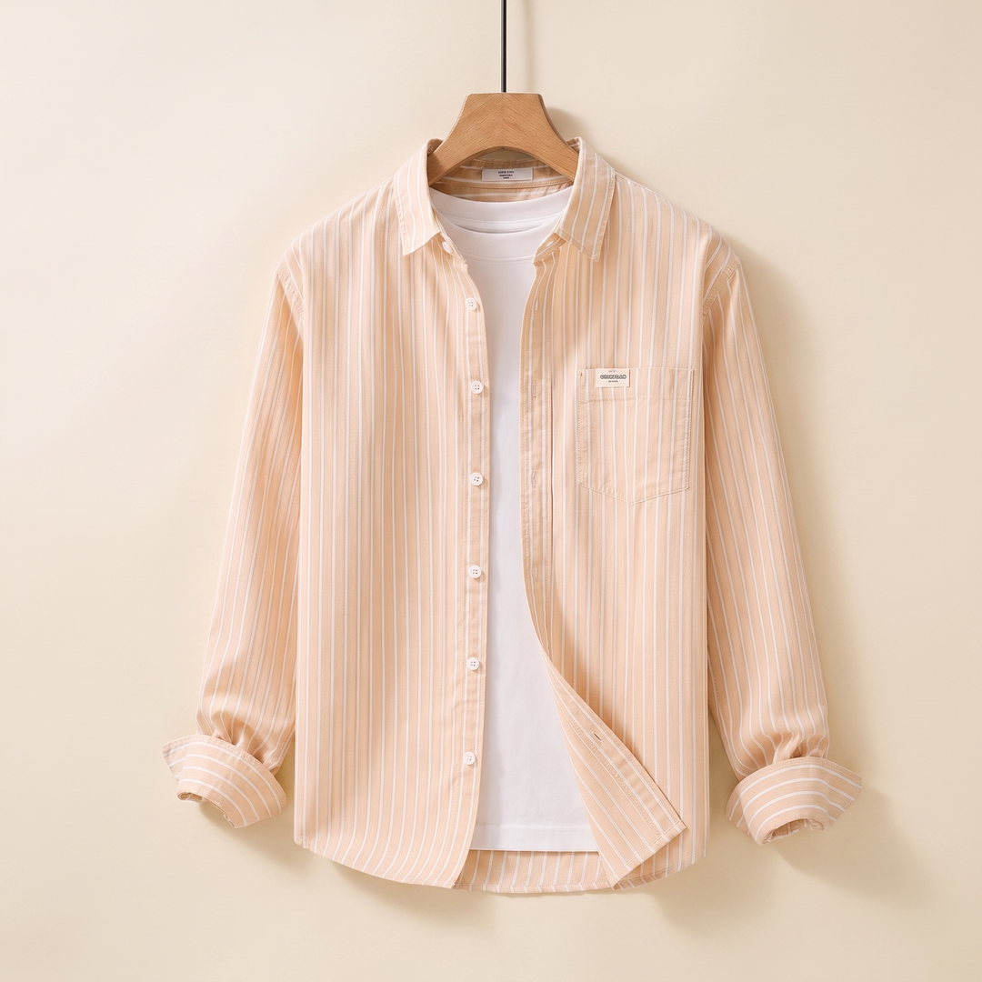 Joshua | Classic and Comfortable Style Striped Cotton Shirt