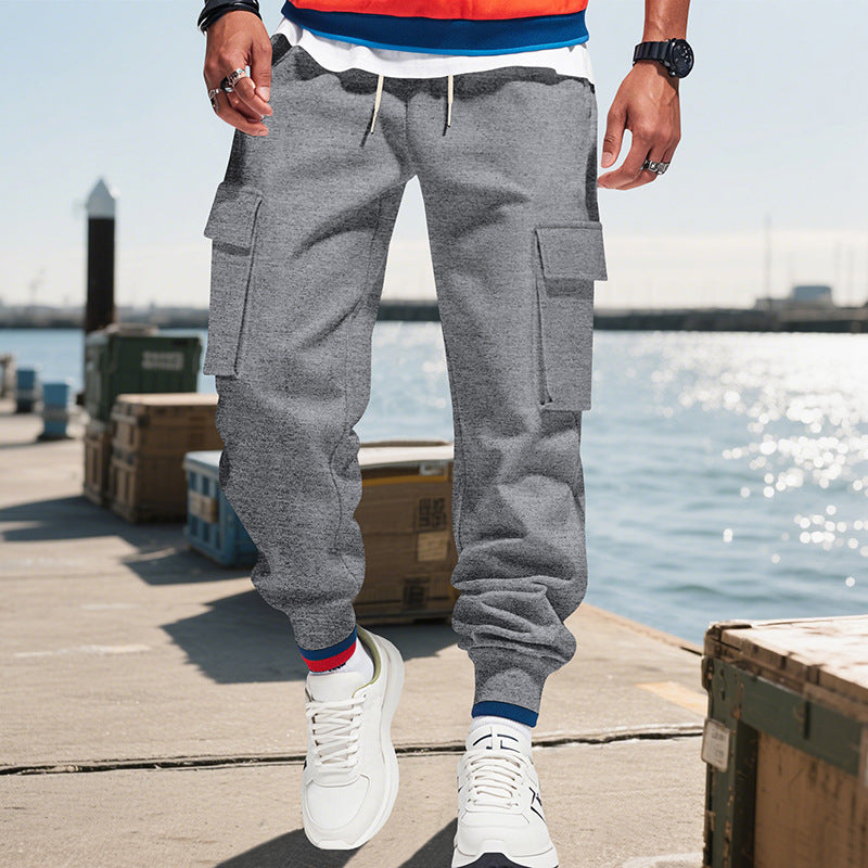 Everett | Men's Casual Cargo Pants with Elastic Waist