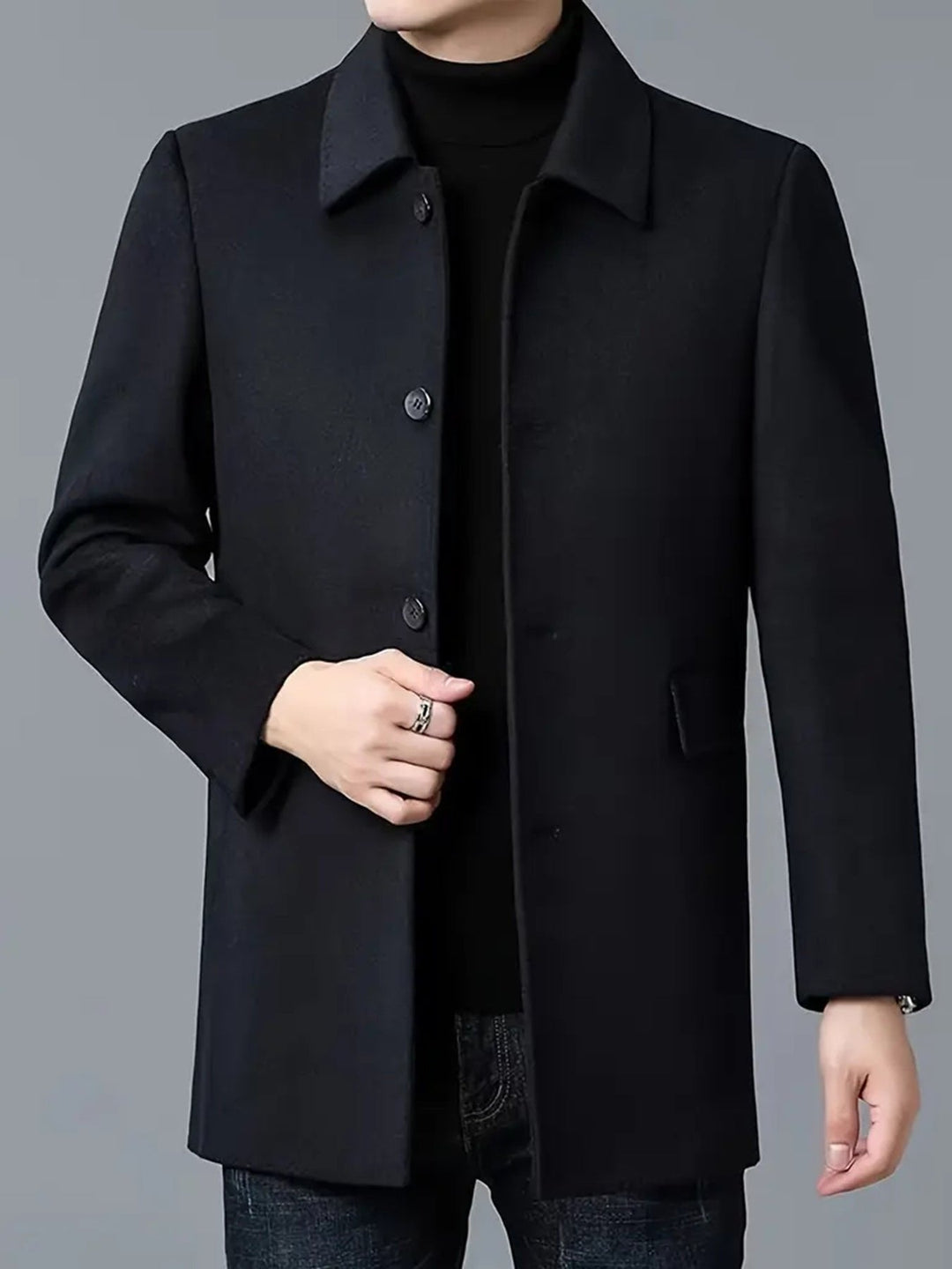 Dawson | Refined Single-Breasted Trenchcoat