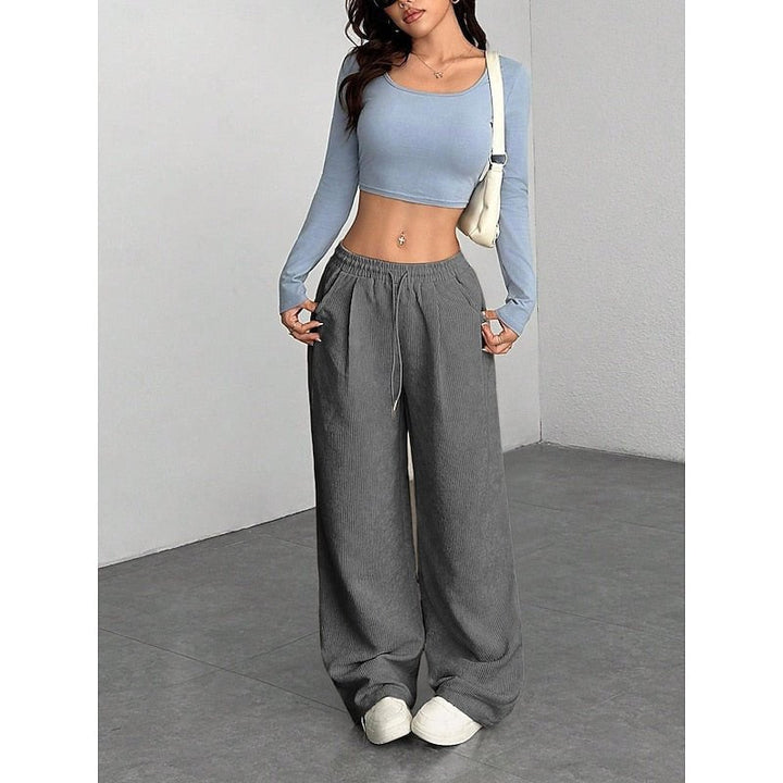 Milana | Elegant High-Waist Wide-Leg Trousers