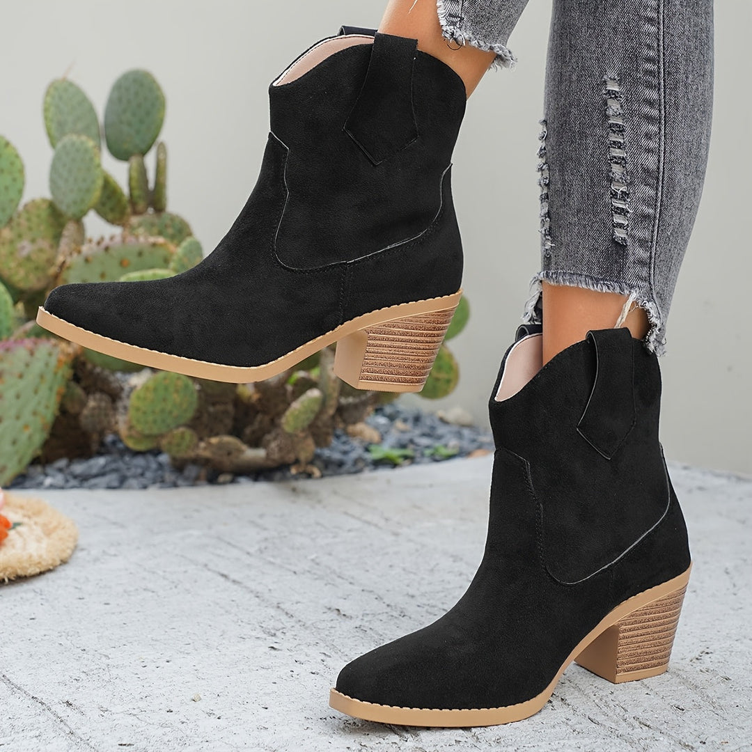 Isabelle | Casual Western Chelsea Ankle Boot