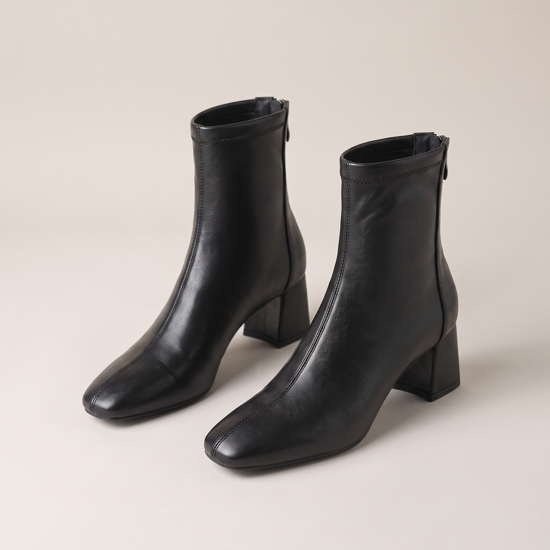 Jessica | Elegant Ankle Style Leather Boots