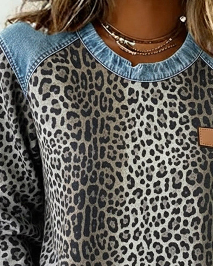 Harper | Chic And Bold Leopard Print Sweater