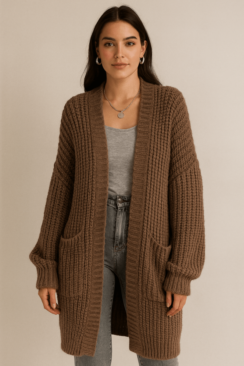Celine - Comfortable Longline Cardigan