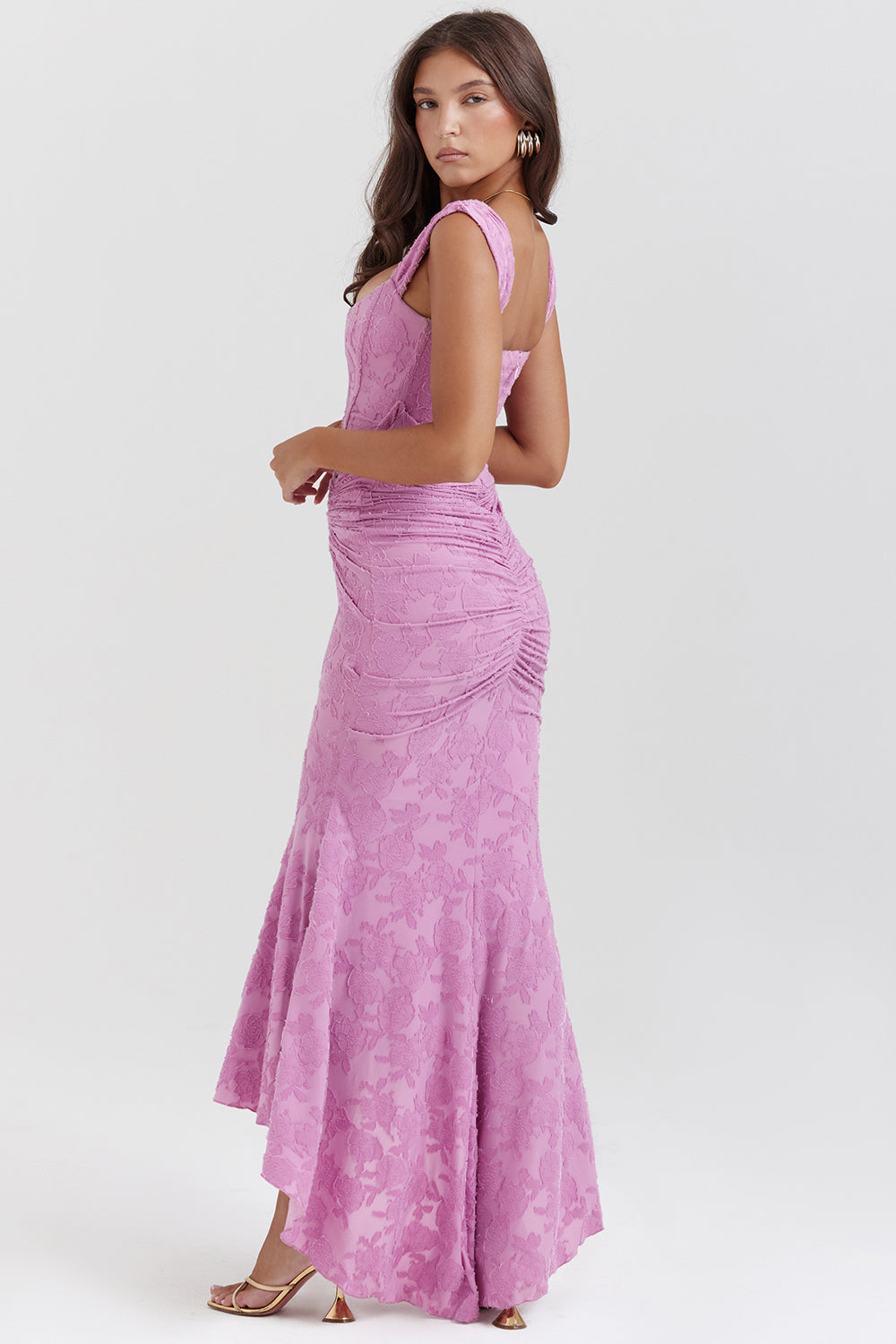 Boheme | Sleeveless Ruched Bodycon Evening Dress