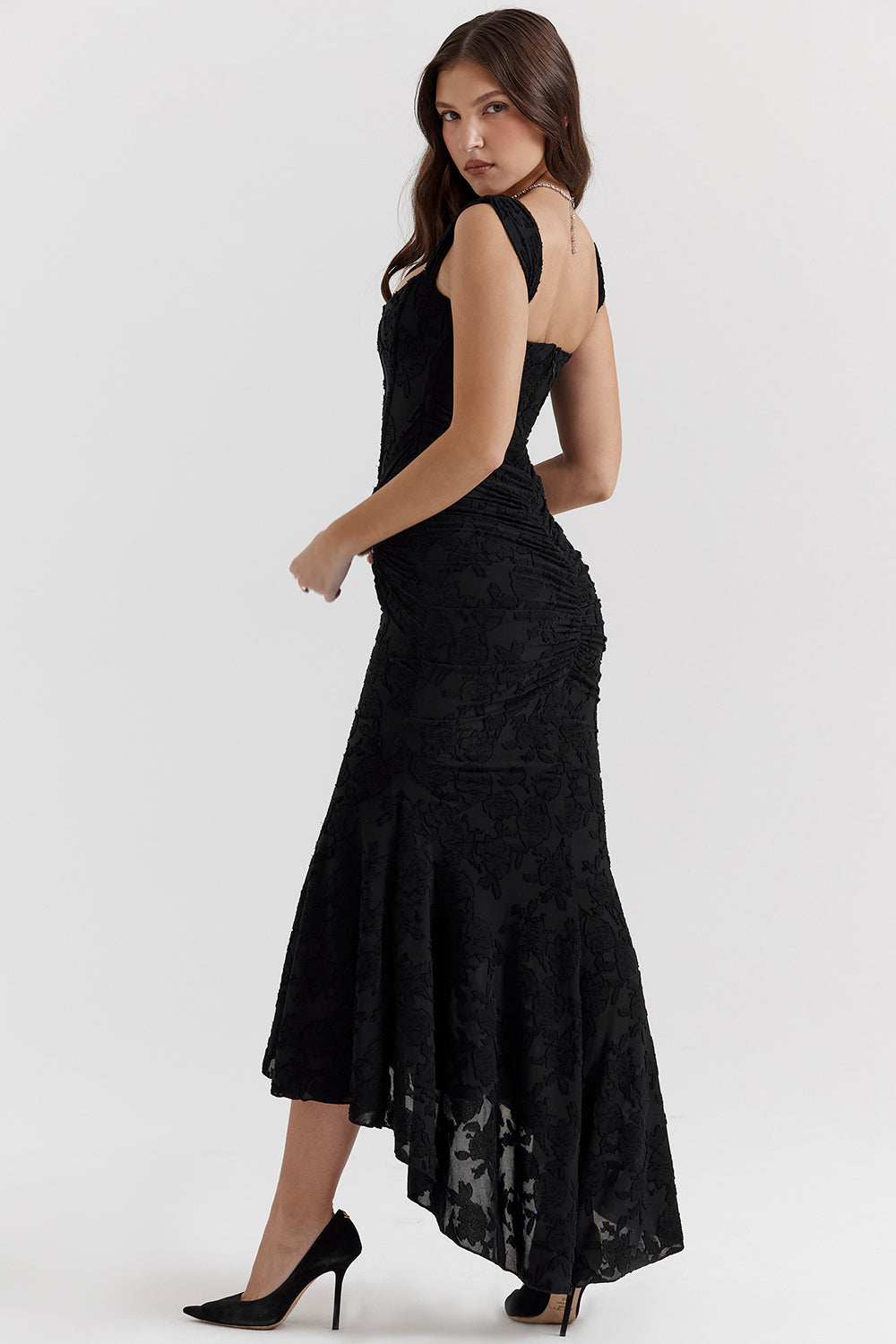Boheme | Sleeveless Ruched Bodycon Evening Dress