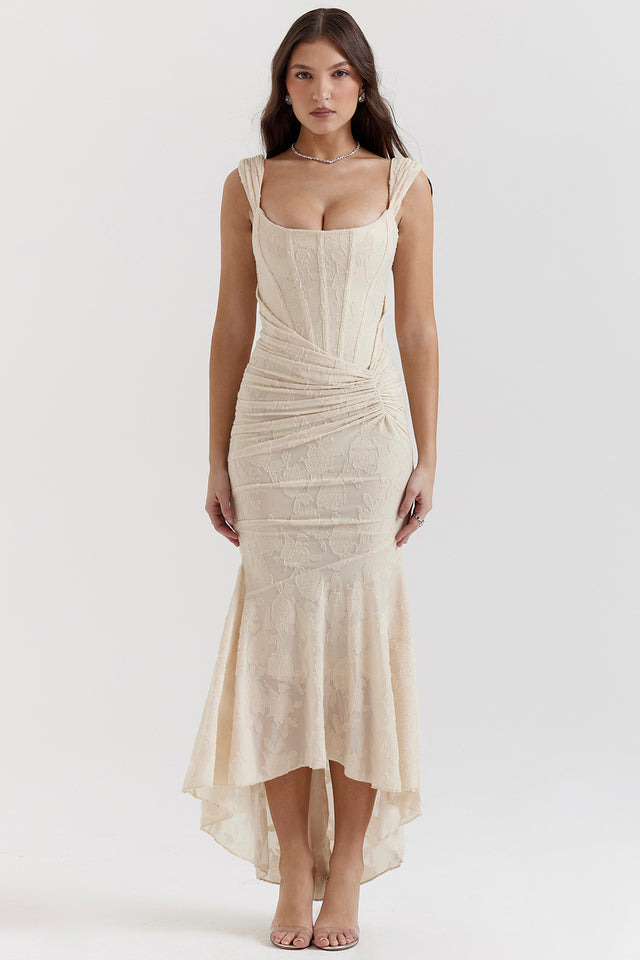 Boheme | Sleeveless Ruched Bodycon Evening Dress