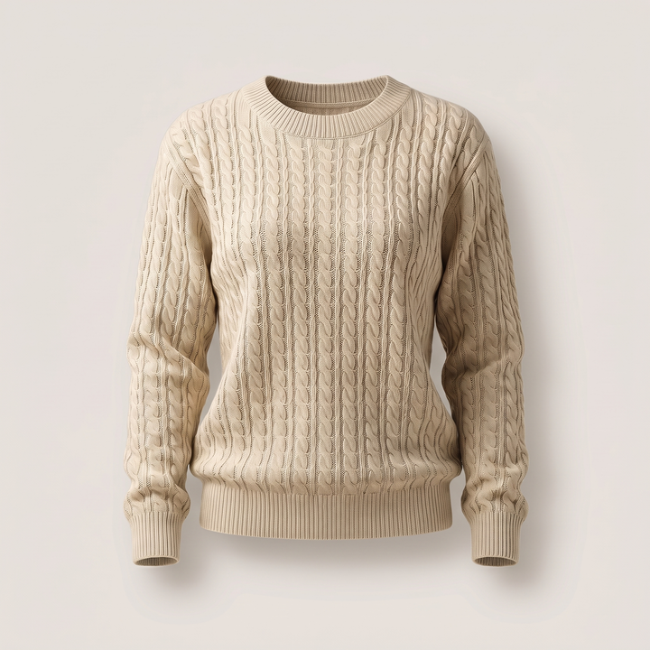 Nova | Classic Cable Design Knit Sweater