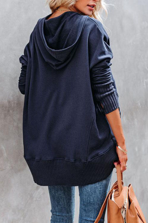 Seraphine | Women's Love-Themed Hooded Tunic Sweatshirt