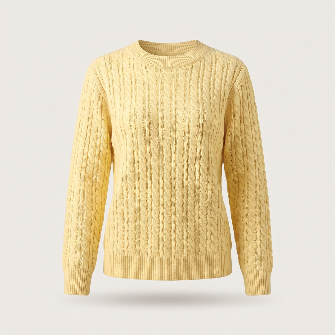 Nova | Classic Cable Design Knit Sweater