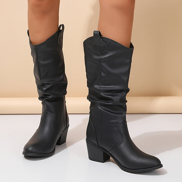 Charlie | Relaxed Wide-Calf Cowboy Boots With Western Character