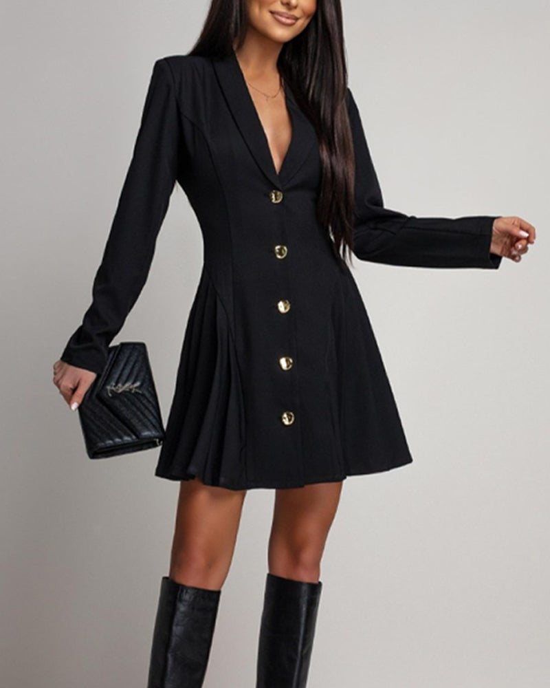 Dress Metal Buckle Slim Fit Set