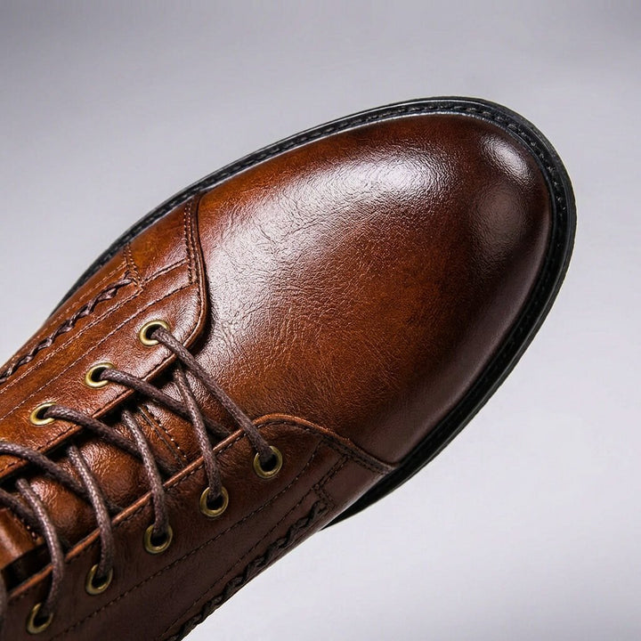 Rowan | Vintage Style Leather Boots