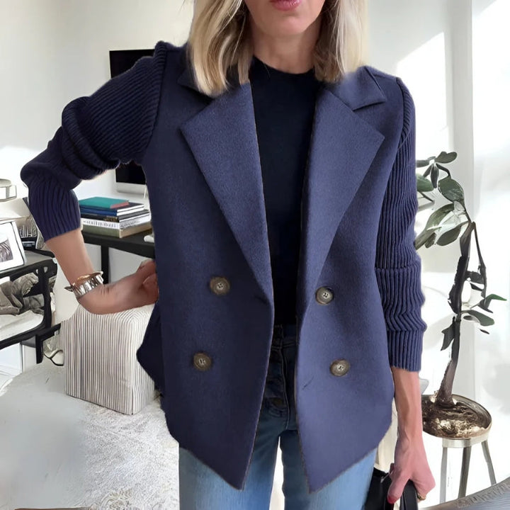 Seraphina | Women's Double-Knit Sweater Blazer