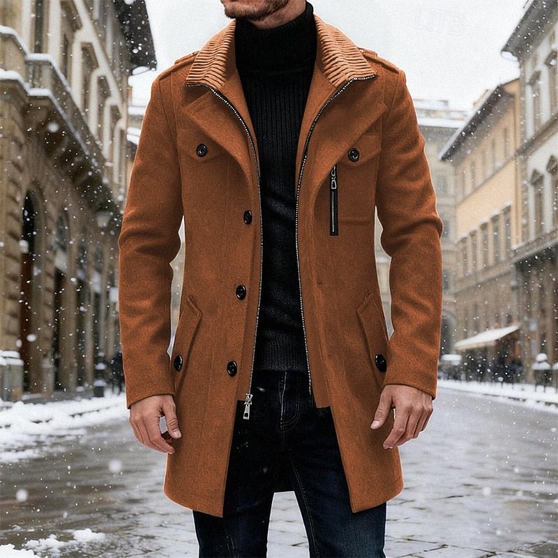 Nathan | Elegant Fit Tailored Trenchcoat