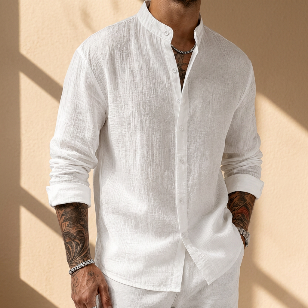 Jayden | Timeless Summer Style Soft Linen Button Shirt