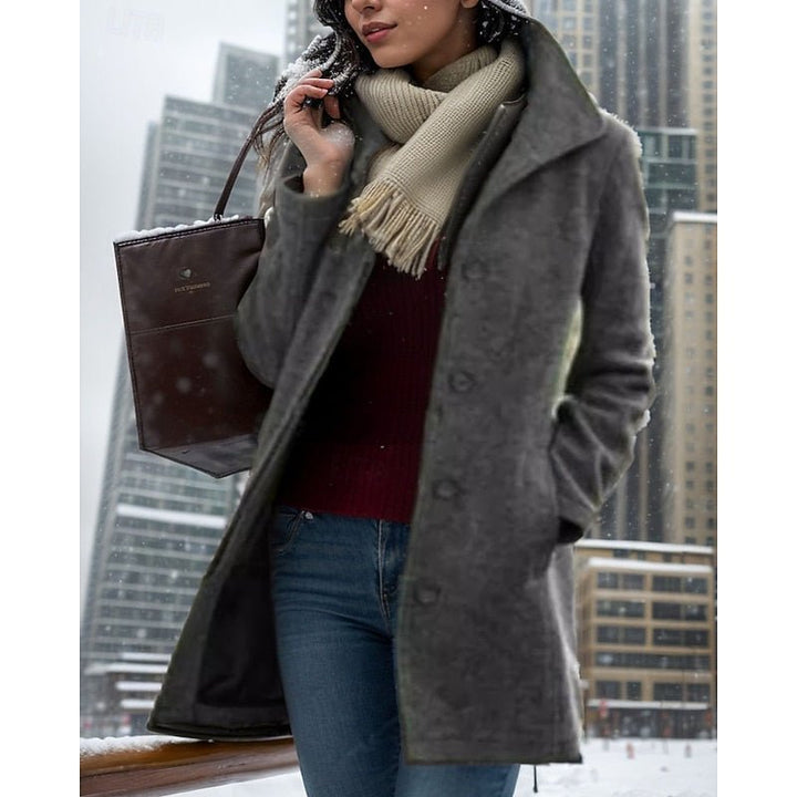 Adeline | Timeless Turn-Down Collar Trenchcoat