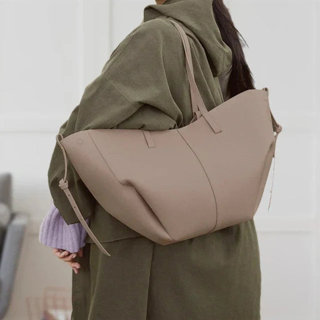 Layla | Stylish Leather Design Vintage Tote Bag