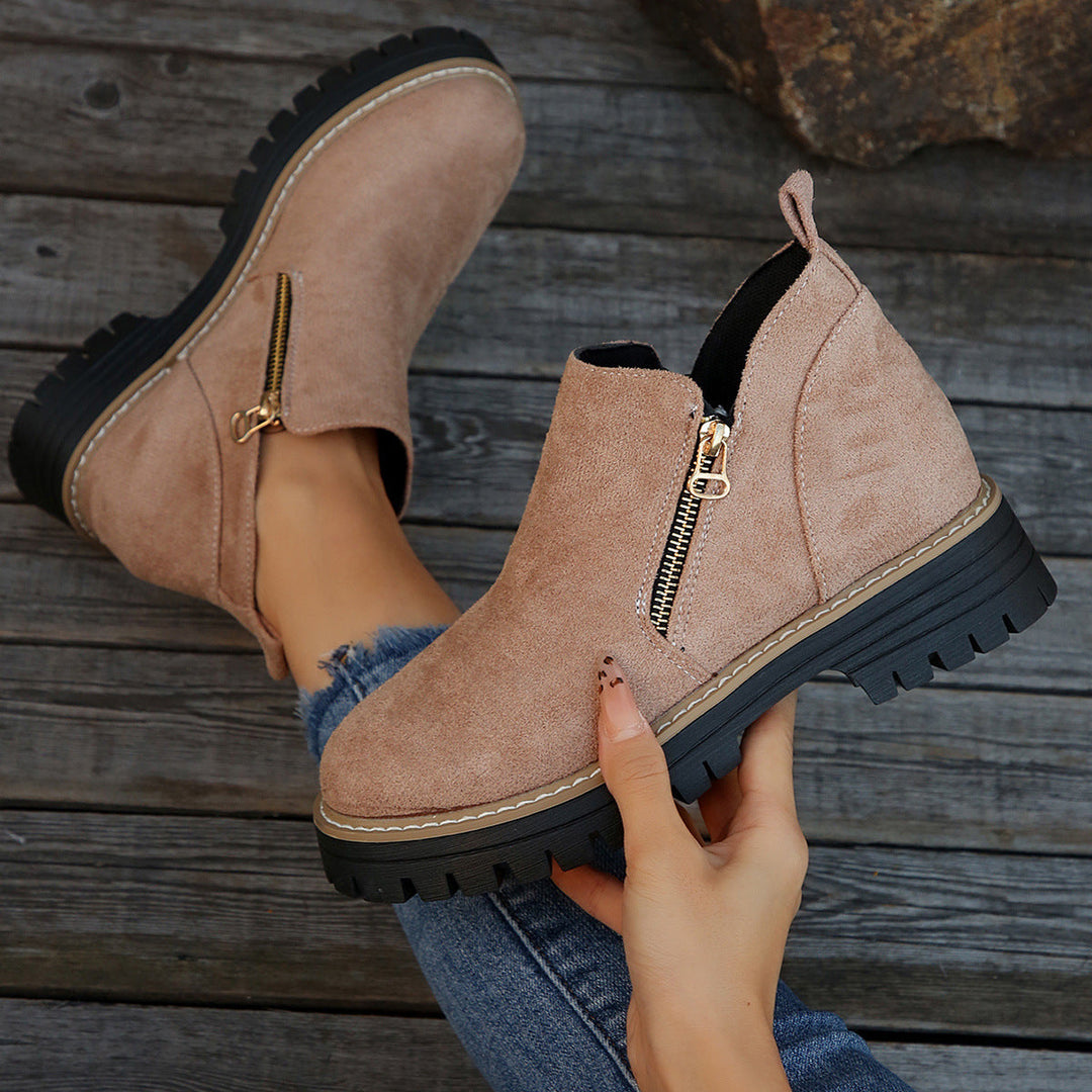 Alice | Modern And Versatile Platform Ankle Boots