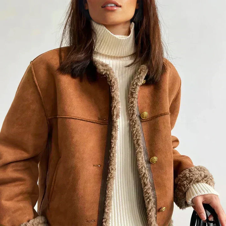 MILA – LUXURIOUS GENUINE SHEEPSKIN JACKET