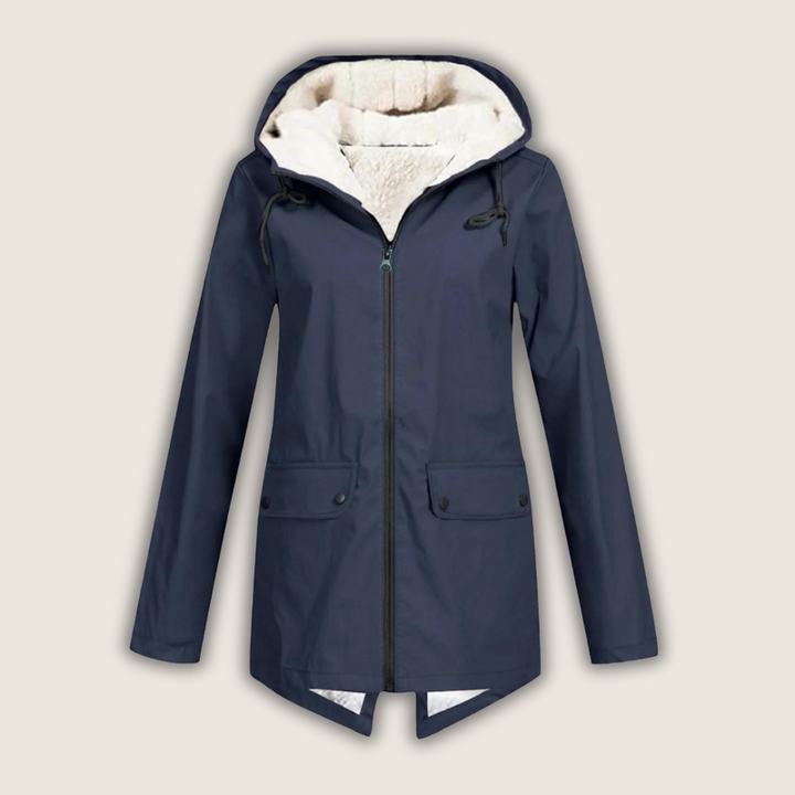 Liora | Waterproof Rain Jacket with Adjustable Hood