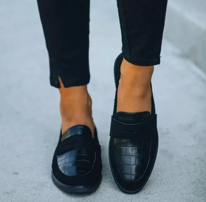 Evelyn | Supportive Textured Comfort Loafers