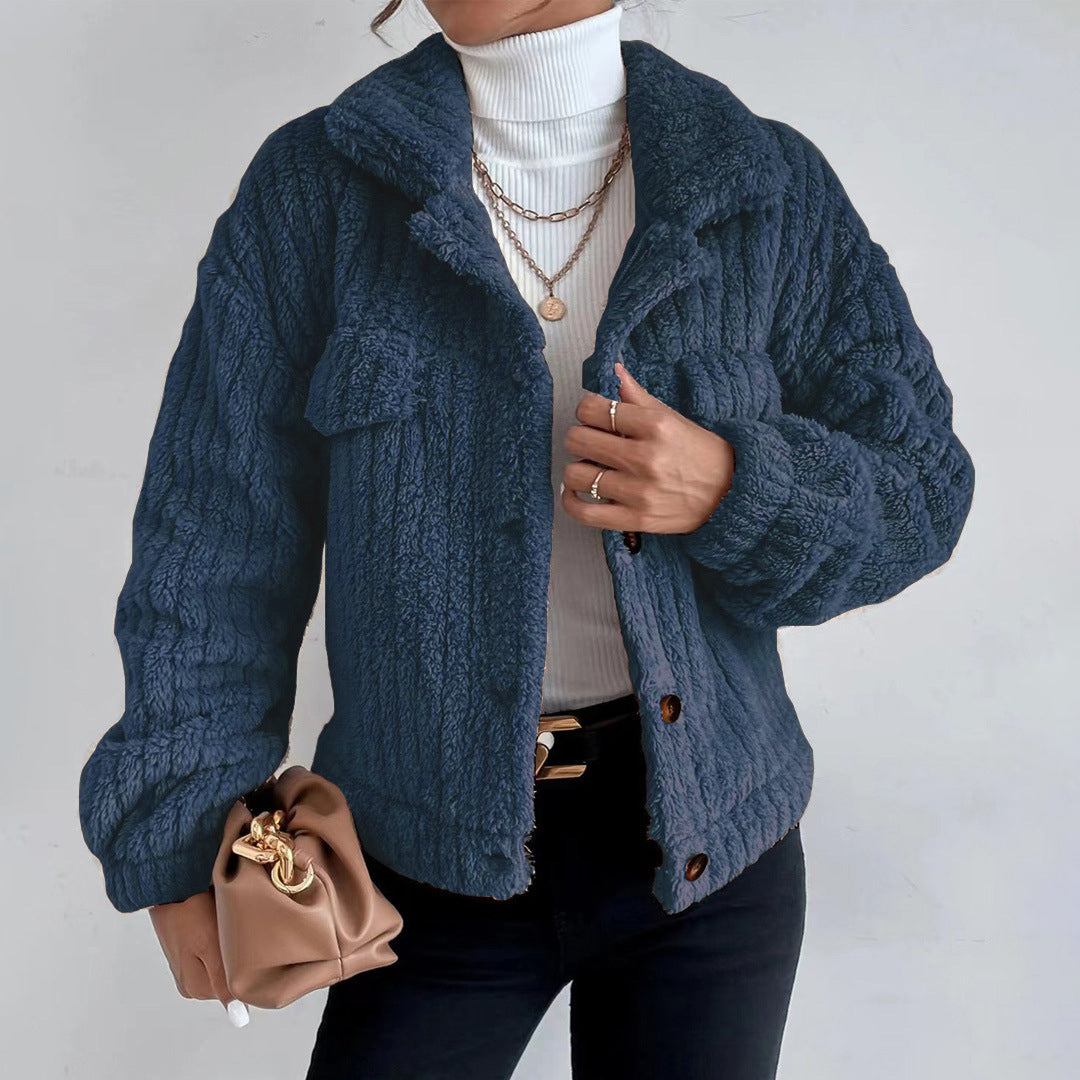 Mandy | Women's Button-Down Sherpa Jacket