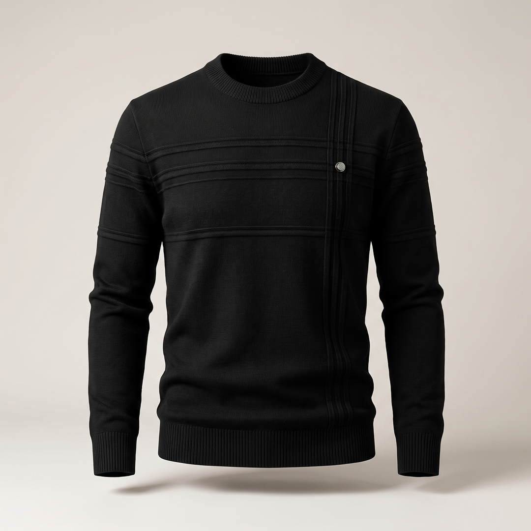 Maverick | Classic Midweight Style Crew Neck Knit Sweater