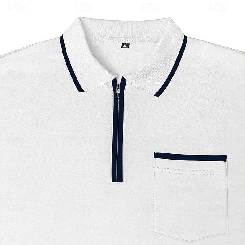 Zion | Refined Quarter-Zip Polo Shirt