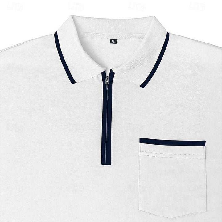 Zion | Refined Quarter-Zip Polo Shirt