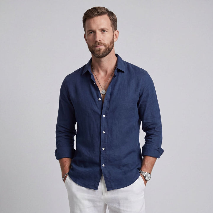 Lino | Effortless Style Loose Fit Summer Shirt