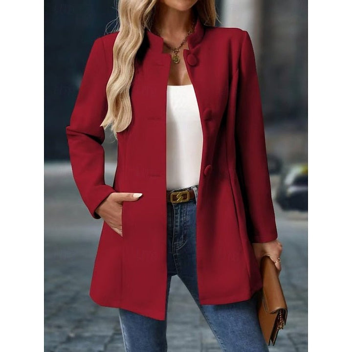 Melody | Elegant Stand-Collar Trenchcoat