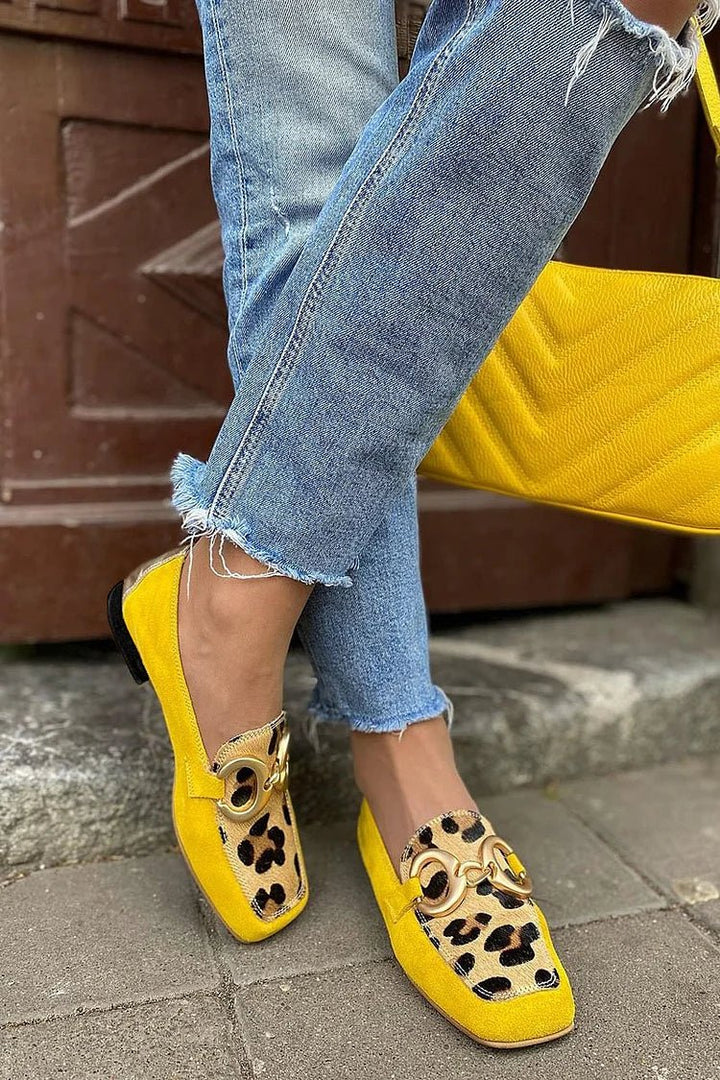 Kiara | Stylish Leopard Print Loafers