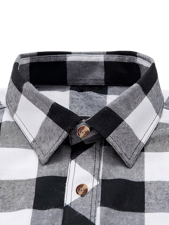 Melanie | Relaxed Buffalo Check Lumberjack