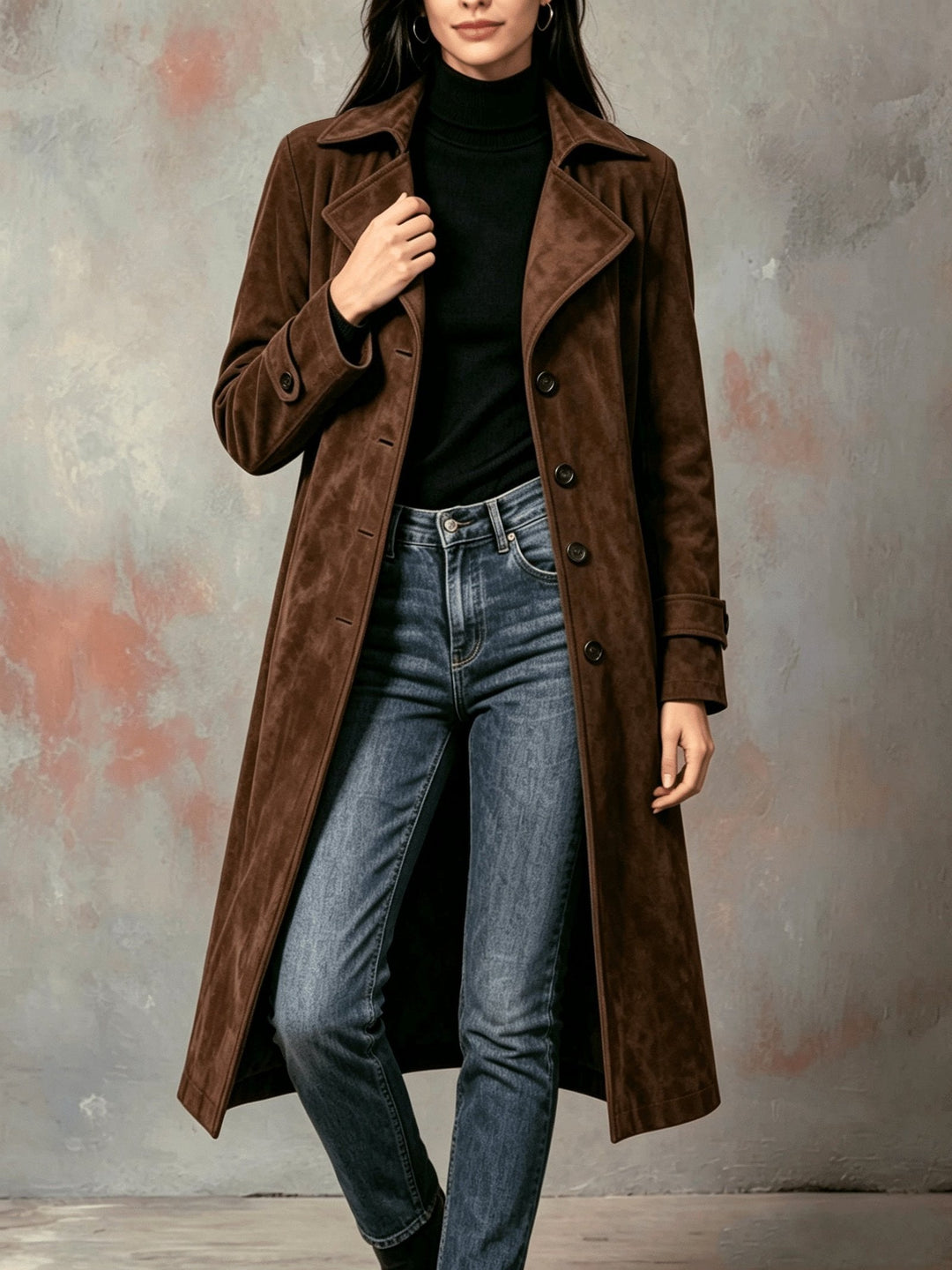 Emery | Timeless Elegance Refined Longline Trenchcoat