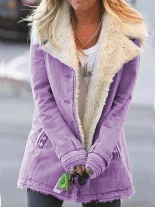 Loretta | Women's Button-Front Mid-Length Jacket