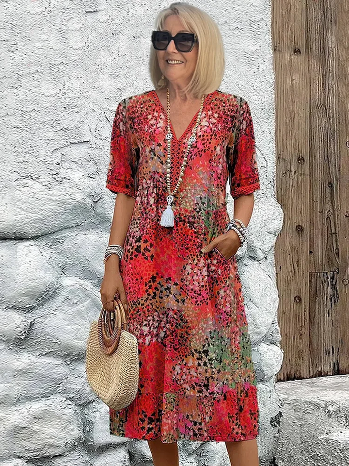 Fatima – Floral Pattern Dress