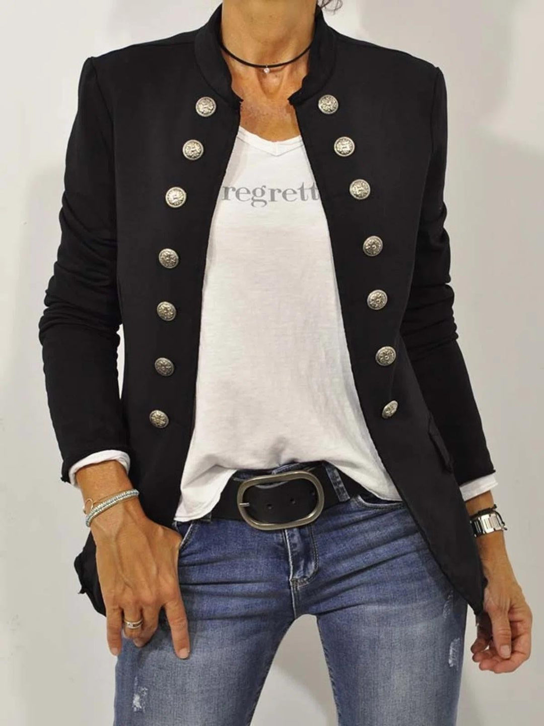 Tiffany | Women's Military Style Blazer