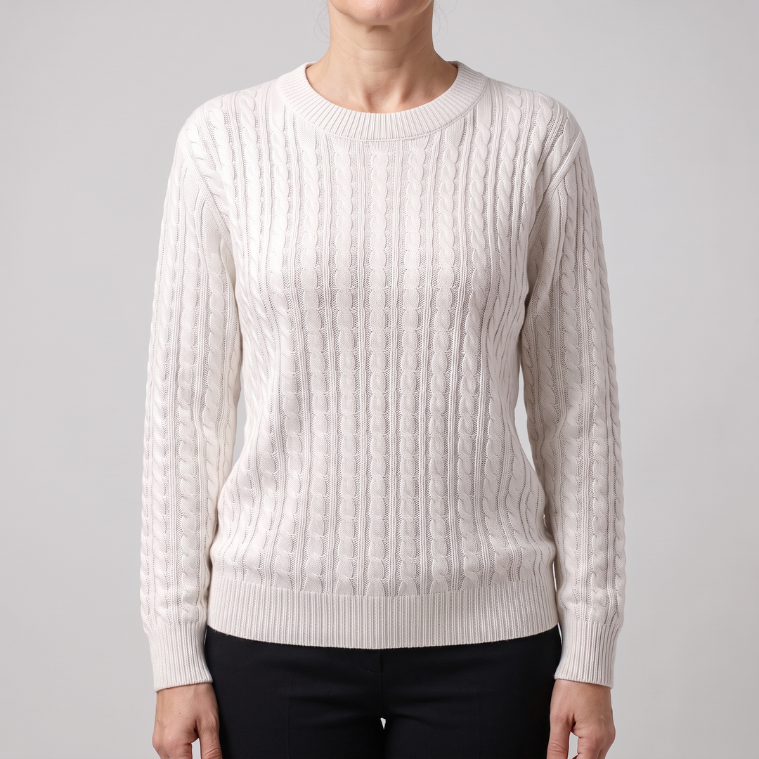 Nova | Classic Cable Design Knit Sweater