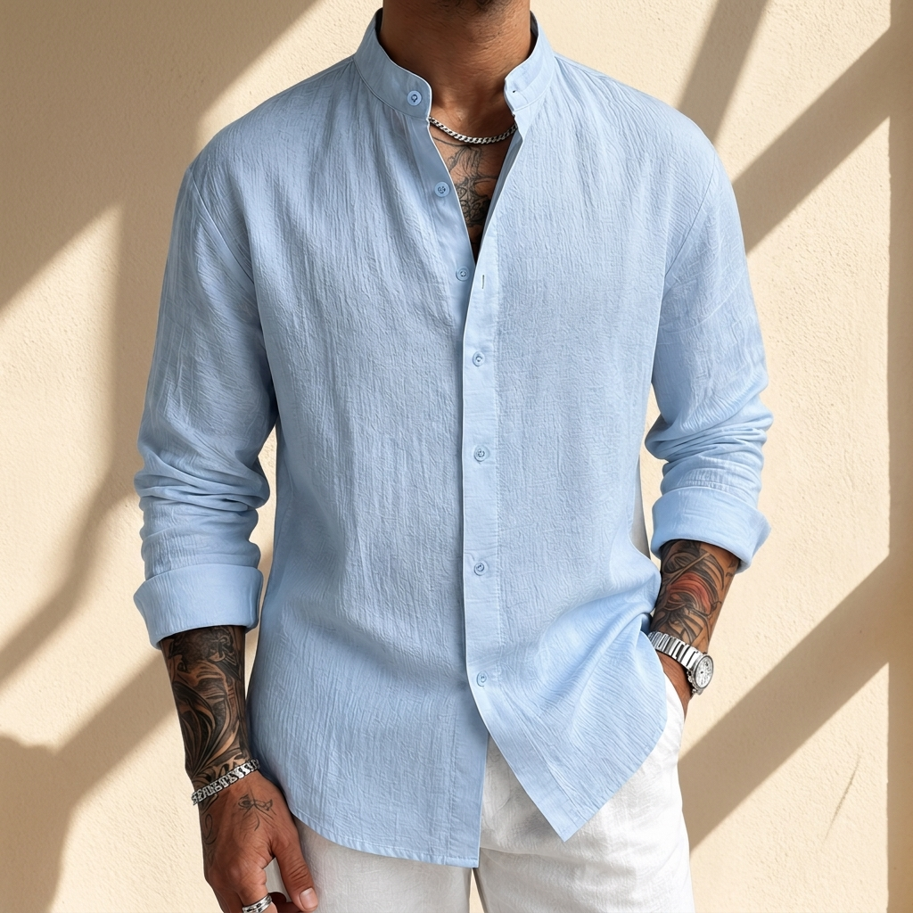 Jayden | Timeless Summer Style Soft Linen Button Shirt