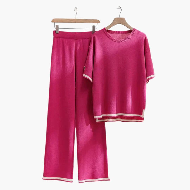 Victoria | Chic Textured Knit Two-Piece Set
