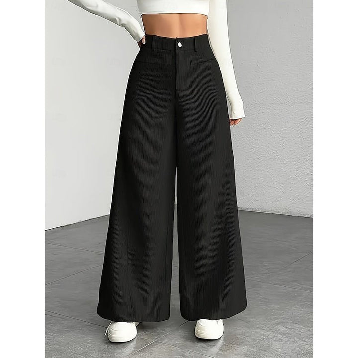 Adalyn | Elegant High-Waist Wide-Leg Trousers
