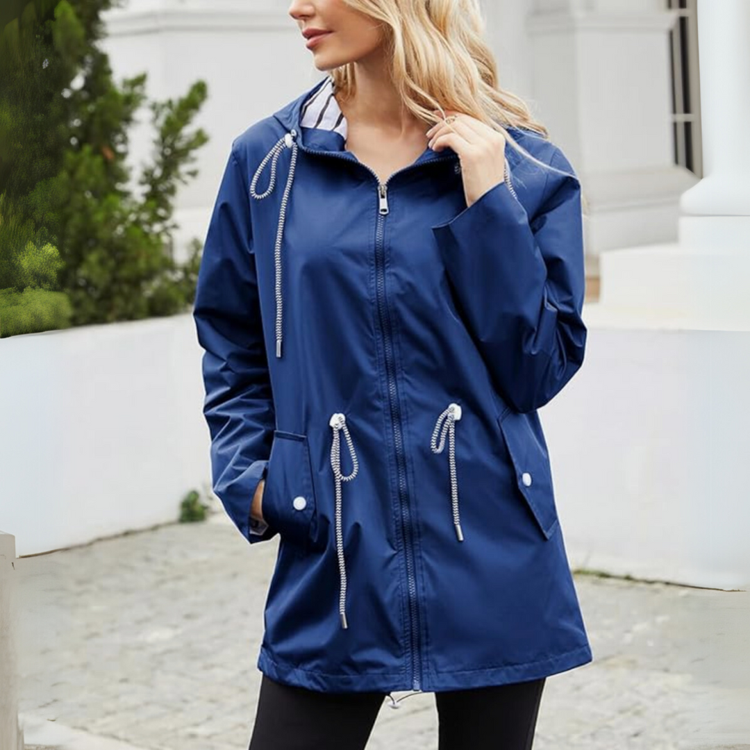 Linda | Lightweight Waterproof Jacket with Hood